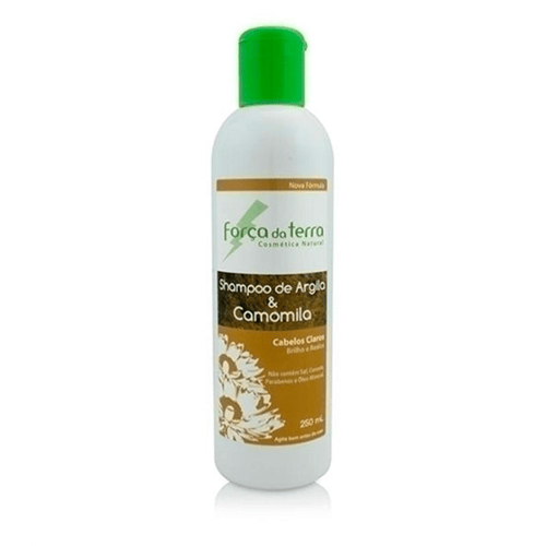 Imagem do produto Força - Da Terra - Shampoo De Argila E Camomila - 250Ml - Força Da Terra