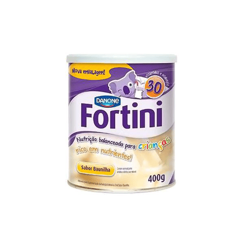 Fortini Pó Baunilha Com 400G Complemento Alimentar Infantil
