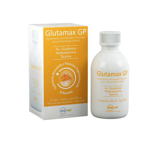 Imagem do produto Glutamax Gp Suplemento P/ Animais 250Ml Inovet Glutamax Gp Suplemento P/ Animais 250M L Inovet