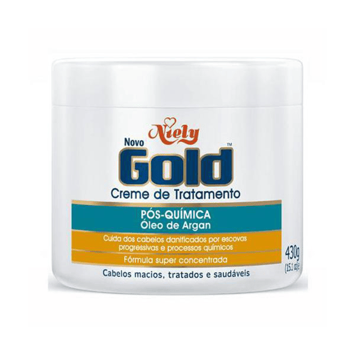 Imagem do produto Gold Máscara Conc Óleo De Argan Pós Química, 430G, Niely