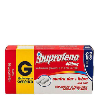 Imagem do produto Ibuprofeno - 400Mg 10 Comprimidos Medley Genérico