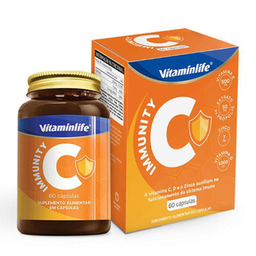 Imagem do produto Immunity C Vit + D Própolis Zinco Vitaminlife C/60 Cáps.