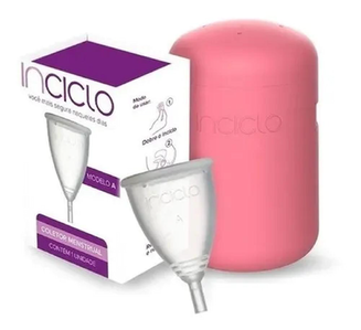 Imagem do produto Inciclo Coletor Menstrual A + Copinho Esterilizador Rosa Kit
