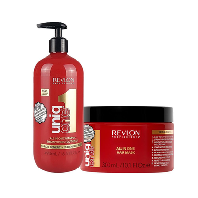 Imagem do produto Kit Capilar Revlon Uniq One All In One Shampoo 490 Ml + Máscara 300 Ml Revlon Professional