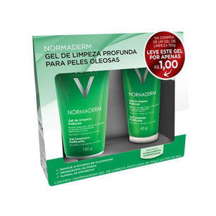 Imagem do produto Kit Gel De Limpeza Facial Vichy Normaderm 150G E 60G