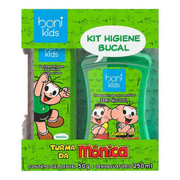 Imagem do produto Kit Kids Cebolinha Gel Dental 50G Antiseptico 250Ml