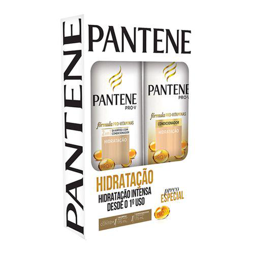 Kit Pantene Hidratacao Shampoo 175Ml+ Condicionador 175Ml