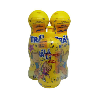 Imagem do produto Kit Trá Lá Lá Kids Shampoo + Condicionador + Grátis Creme De Pentear Desembaraço