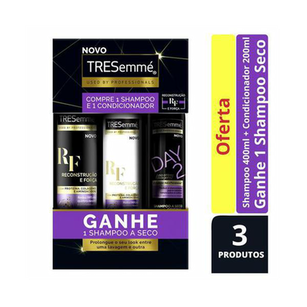 Imagem do produto Kit Tresemmé Detox Capilar + Shampoo A Seco Tresemmé Original 1 Unidade