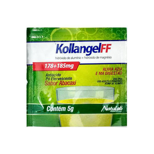 Imagem do produto Kollangel Ff Antiácido Efervescente Abacaxi C 50 Sachês De 5G