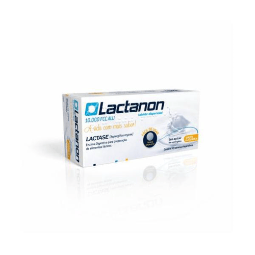 Imagem do produto Lactanon 10.000 Fcc Com 30 Tabletes Dispersíveis