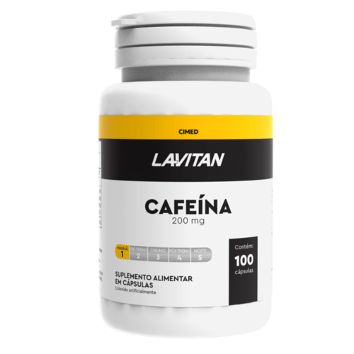 Imagem do produto Lavitan Cafeína Com 200Mg Com 100 Cápsulas
