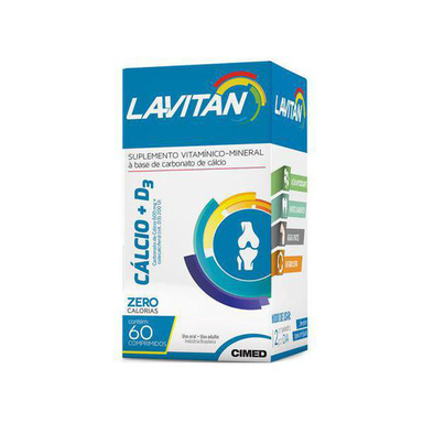 Lavitan - Cálcio E D 60 Comprimidos