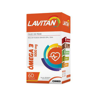 Lavitan - Omega 3 1000Mg Com 60 Cápsulas