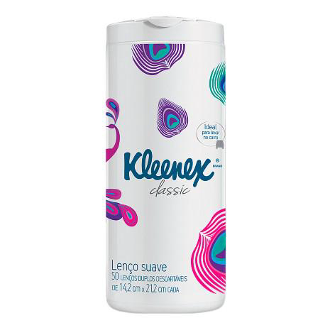 Imagem do produto Lenço Papel Kleenex Com 50 Tubo