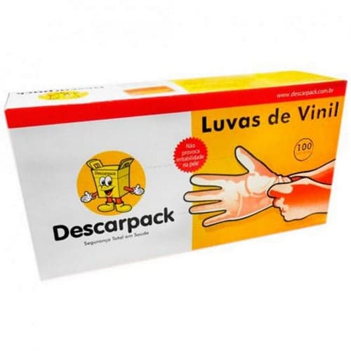 Imagem do produto Luva Descarpack Com 50 Para Vinil