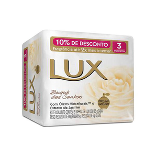 Lux Sabonete Buque Dos Sonhos 3 Unidades Com 85G Cada