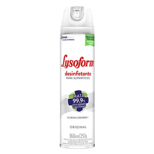 Imagem do produto Lysoform Spray Desinfetante Para Uso Geral Original 360Ml
