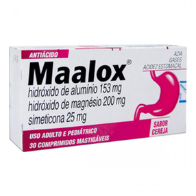Imagem do produto Maalox - Sabor Cereja C 30 Comprimidos