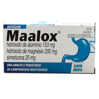 Imagem do produto Maalox - Sabor Menta C 30 Comprimidos