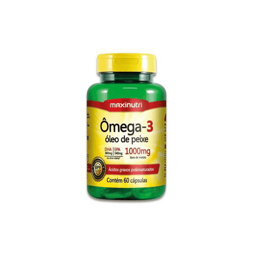 Imagem do produto Maxinutri Omega 3 1000 Mg 60 Cápsulas