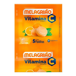 Imagem do produto Melagrião - Laranja Com Vitamina C Sem Açúcar Envelope Com 5 Pastilhas