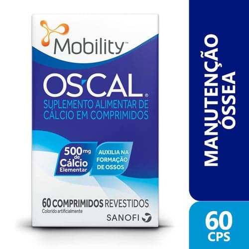 Mobility Os-Cal 500Mg - 60 Comprimidos
