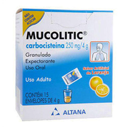 Imagem do produto Mucolitic - 250Mg Adulto 15Envelopes 4G