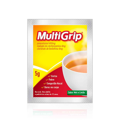 Imagem do produto Multigrip - Com 1 Envelope 5G Mel E Limão