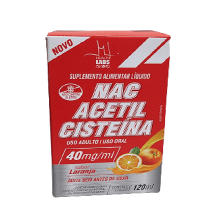 Imagem do produto Nac Acetilcisteína 40Mg Xarope Sabor Laranja 120Ml