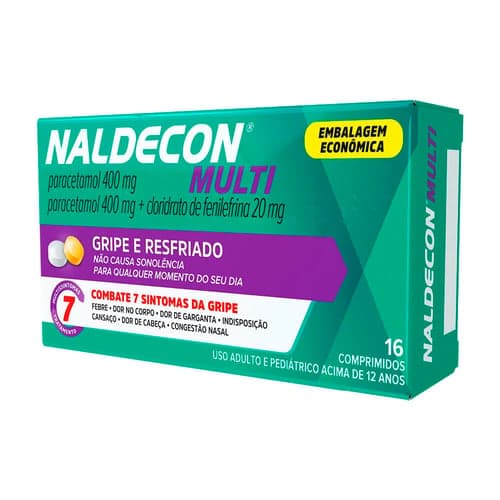 Imagem do produto Naldecon Multi Antigripal 16 Comprimidos