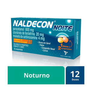 Imagem do produto Naldecon Noite Anti Gripal 24 Comprimidos