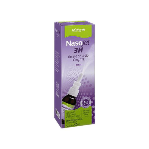 Imagem do produto Nasojet 3H 3% Solução Nasal Spray 50Ml