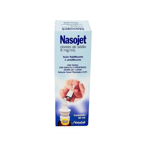 Imagem do produto Nasojet 9Mg Ml Cloreto De Sódio Spray Nasal C 50Ml