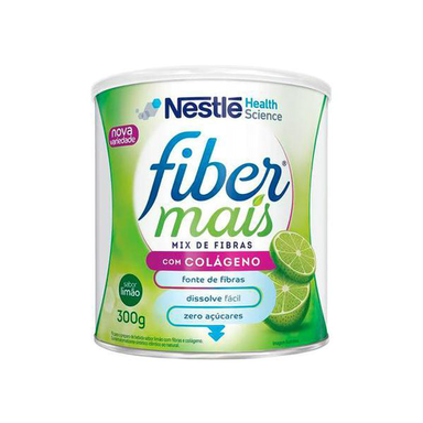 Nestlã Fibermais Mix De Fibras Com Colágeno Sabor Limão 300G