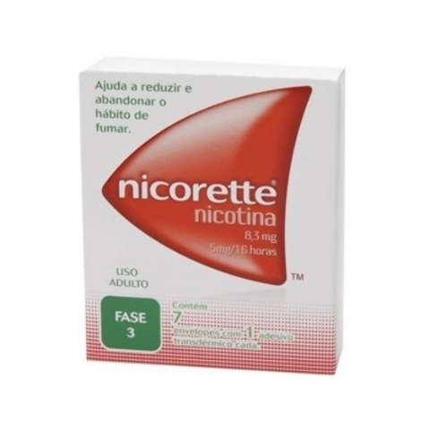 Imagem do produto Nicorette - 05 Mg Com 3 Fase 7 Adulto Esivo