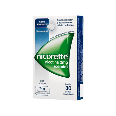Imagem do produto Nicorette - Icemint 2Mg 30 Gomas Mastigáveis