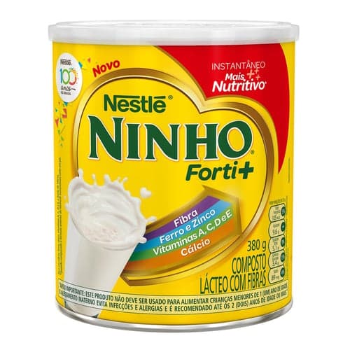 Imagem do produto Ninho Forti+ Composto Lácteo Com Fibras Nestlé 380G