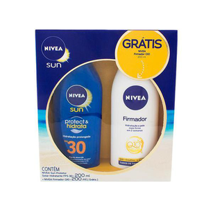 Imagem do produto Nivea Sun Protetor Solar Fps30 200Ml Gratis Hidratante Firmador Q10 200Ml