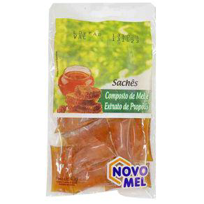 Imagem do produto Novo Mel Sachê De Mel, Própolis E Guaco 40G Novo Mel