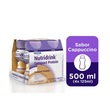 Imagem do produto Nutridrink Compact Protein Capuccino C 4 De 125Ml Cada