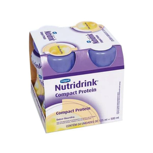 Nutridrink - Compact Protein Sabor Baunilha Com 4 Unidades De 125Ml