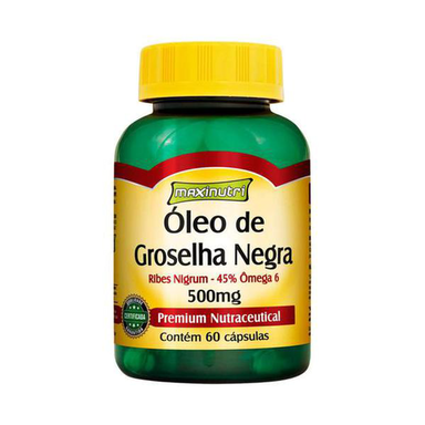 Imagem do produto Óleo De Groselha Negra 500Mg 60 Cápsulas Maxinutri
