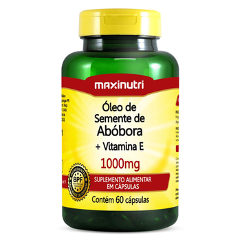 Imagem do produto Óleo De Semente De Abóbora+Vitamina E Maxinutri 60 Cápsulas