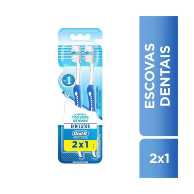 Imagem do produto Oral B Indicator Escova Dental Cabeca 30 Cerdas Macias Plus Leve 2 Pague 1