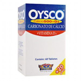 Imagem do produto Oysco - Cálcio 500 E D Com 60 Comprimidos Vitgold