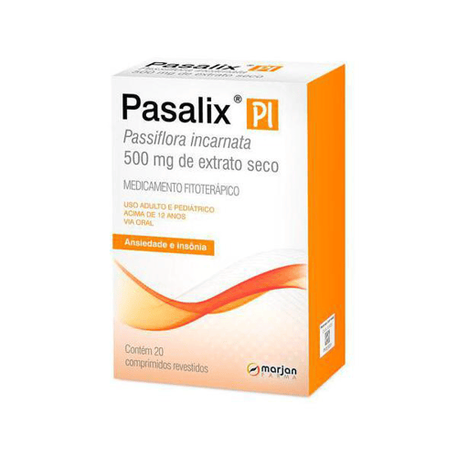 Imagem do produto Pasalix Pi 500Mg 20 Comprimidos