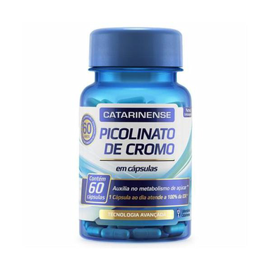 Picolinato - De Cromo Catarinense Com 60 Cápsulas