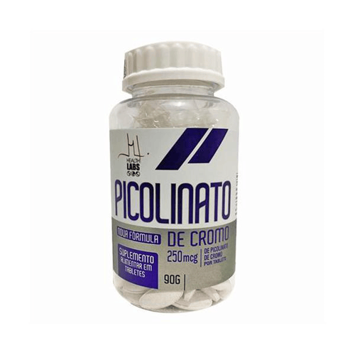 Picolinato De Cromo Health Labs 60 Comprimidos