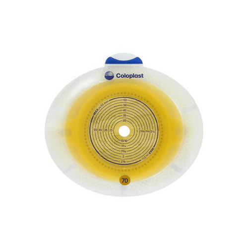 Imagem do produto Placa Para Bolsa De Colostomia Com Adesivo Coloplast Sensura Xpro 70Mm Ref 10045 Com 1 Unidade